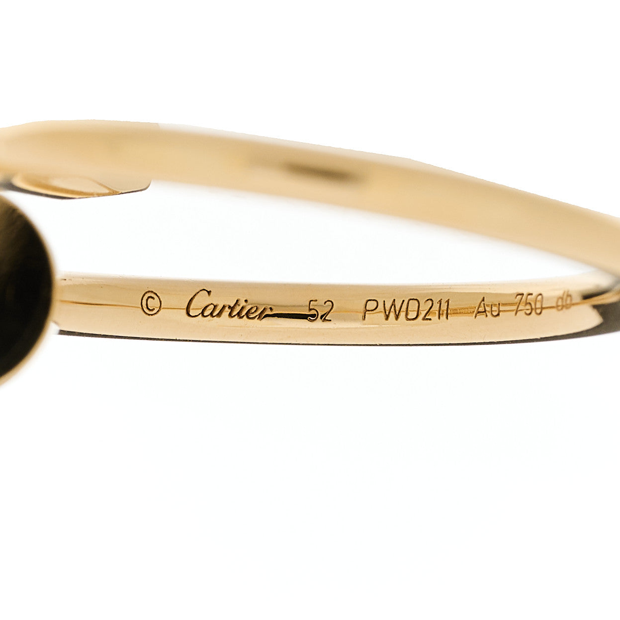 18K Yellow Gold Small Juste Un Clou Ring 52 6