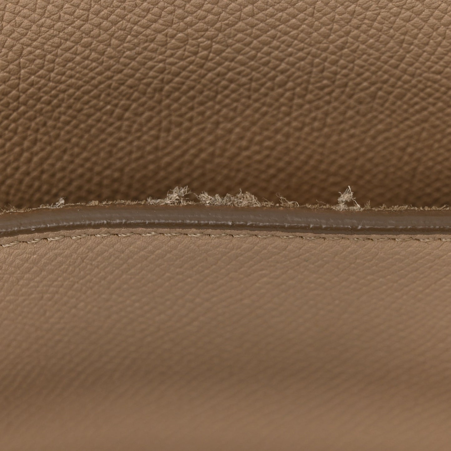 Grained Calfskin Mini Belt Bag Light Taupe