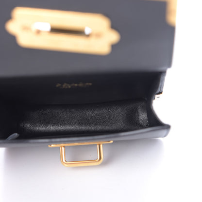 Prada Saffiano Astrology Mini Cahier Bag Black 5 of 10