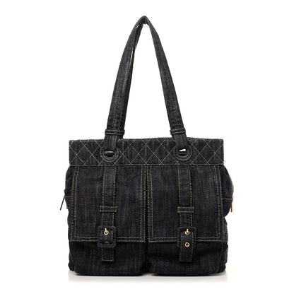 Chanel Denim CC Double Pocket Shoulder Bag 1 of 10