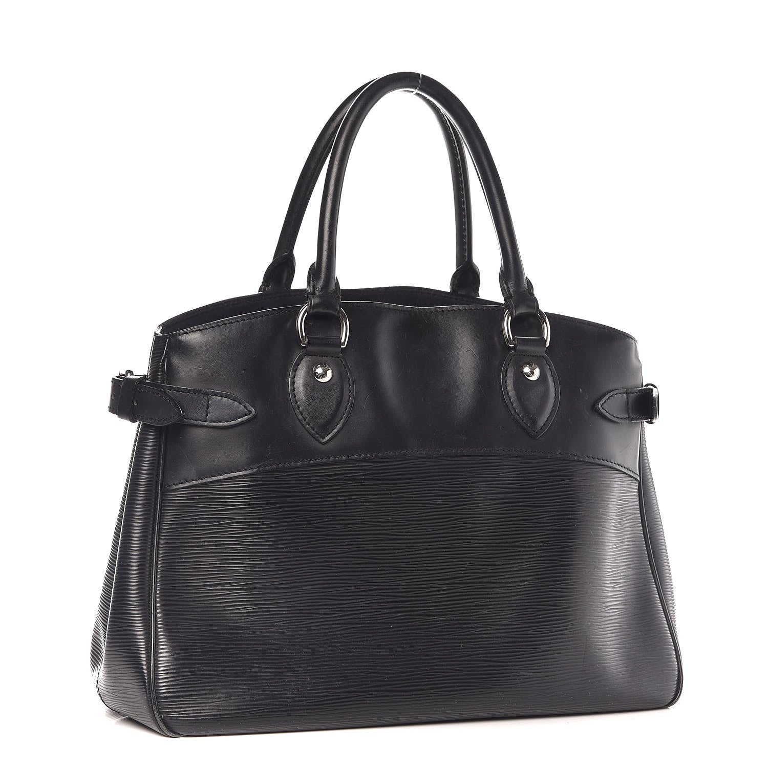 Louis Vuitton Epi Passy GM Black 3 of 14