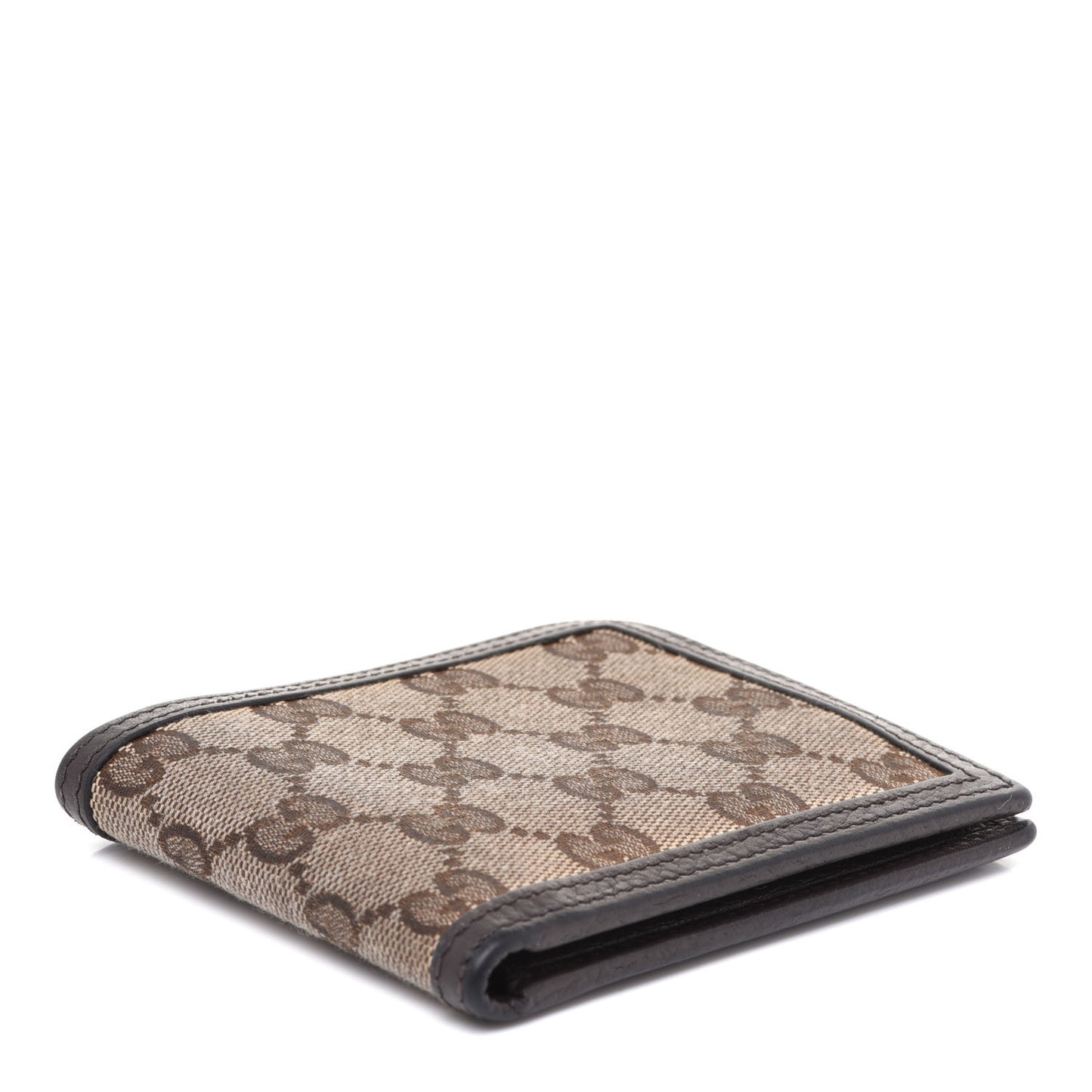 Monogram Bi-Fold Wallet Dark Brown