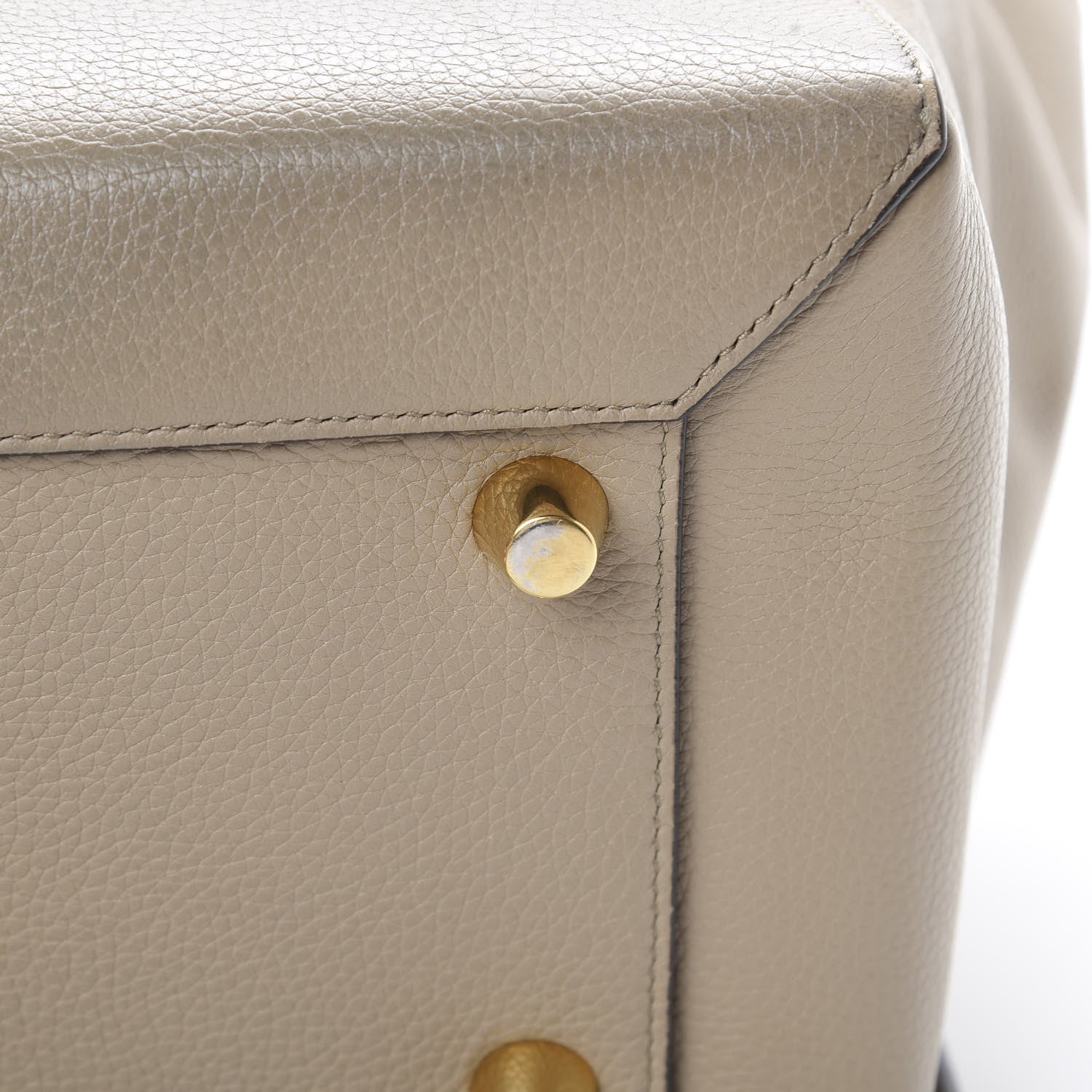Celine Drummed Calfskin Mini Belt Bag Dune 15 of 23
