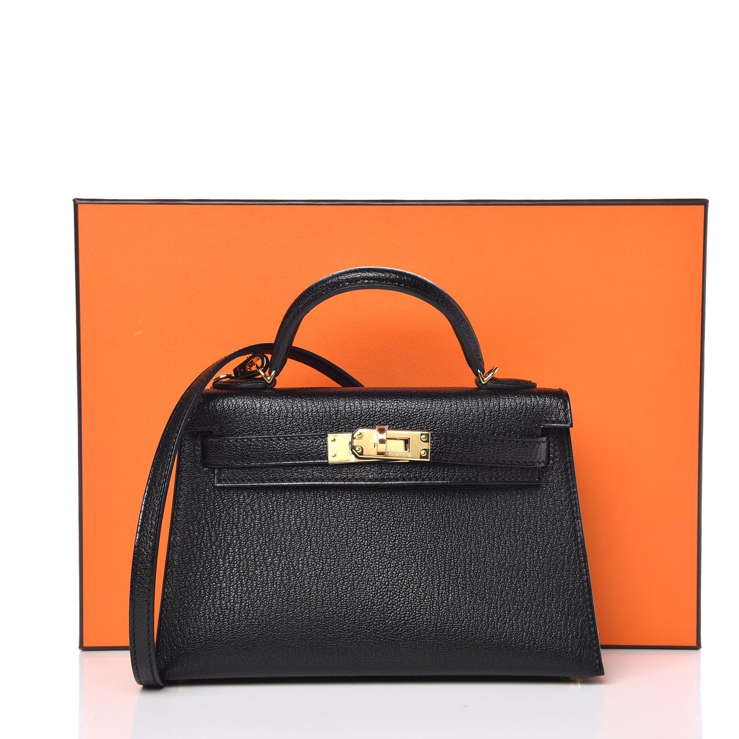Chevre Mysore Mini Kelly Sellier 20 Black