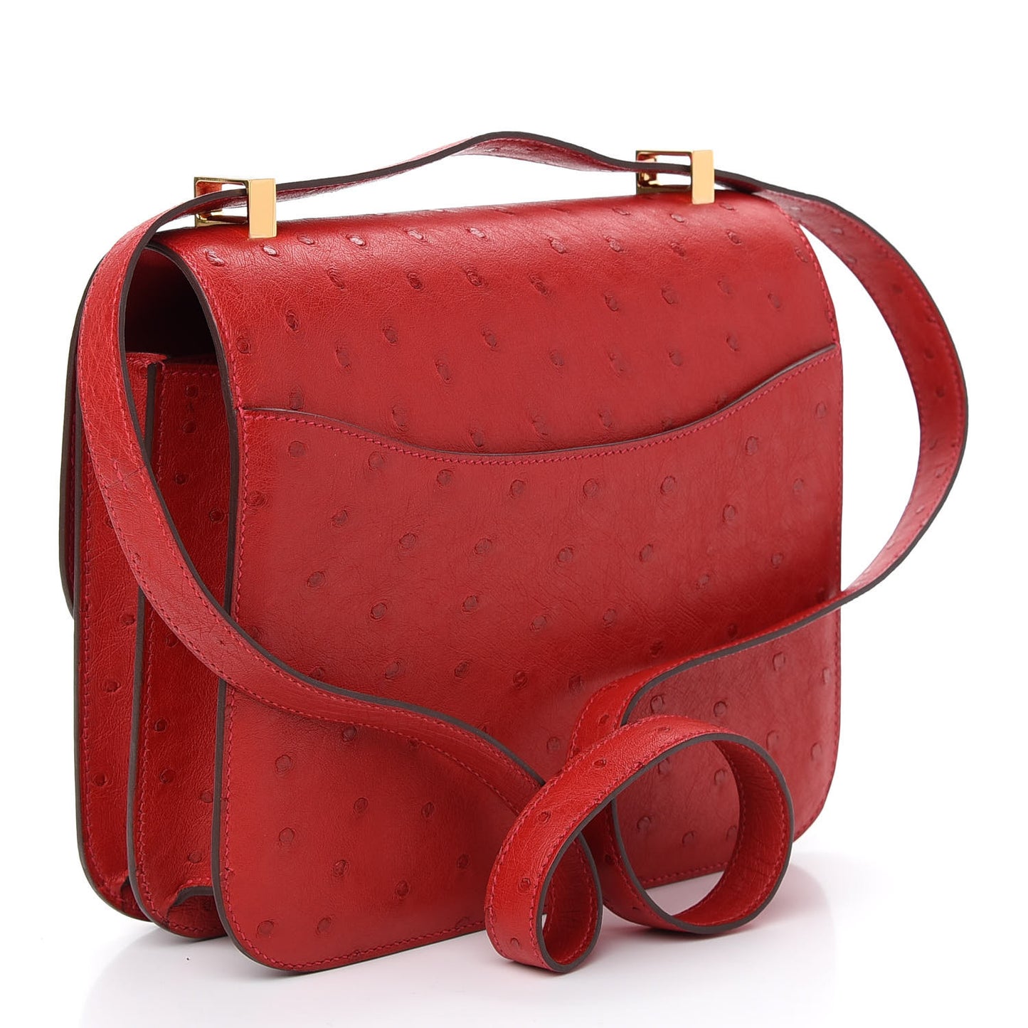 Ostrich Constance 24 Rouge Vif