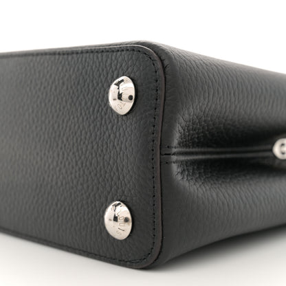 Louis Vuitton Taurillon Snakeskin Capucines BB Black 9 of 10