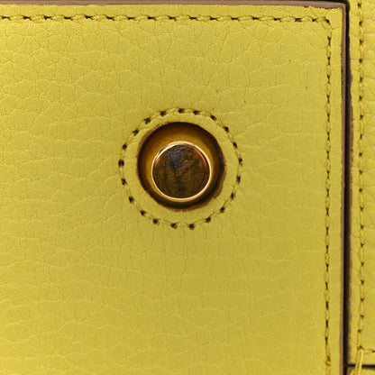 Celine Crisped Calfskin Mini Tie Knot Tote Fluo Yellow 15 of 15