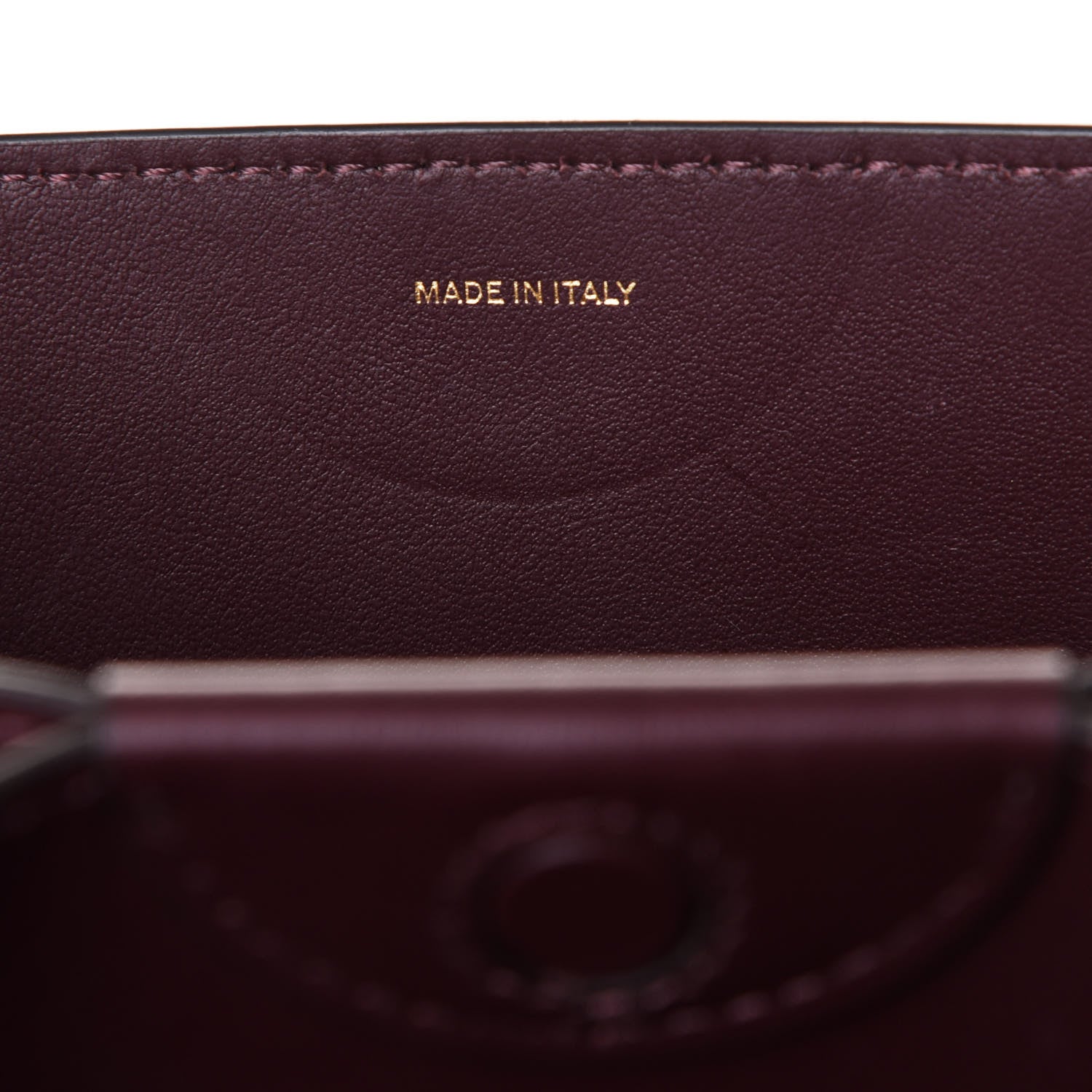 Burberry Calfskin Embossed Monogram Large Crossbody Oxblood 10 of 12