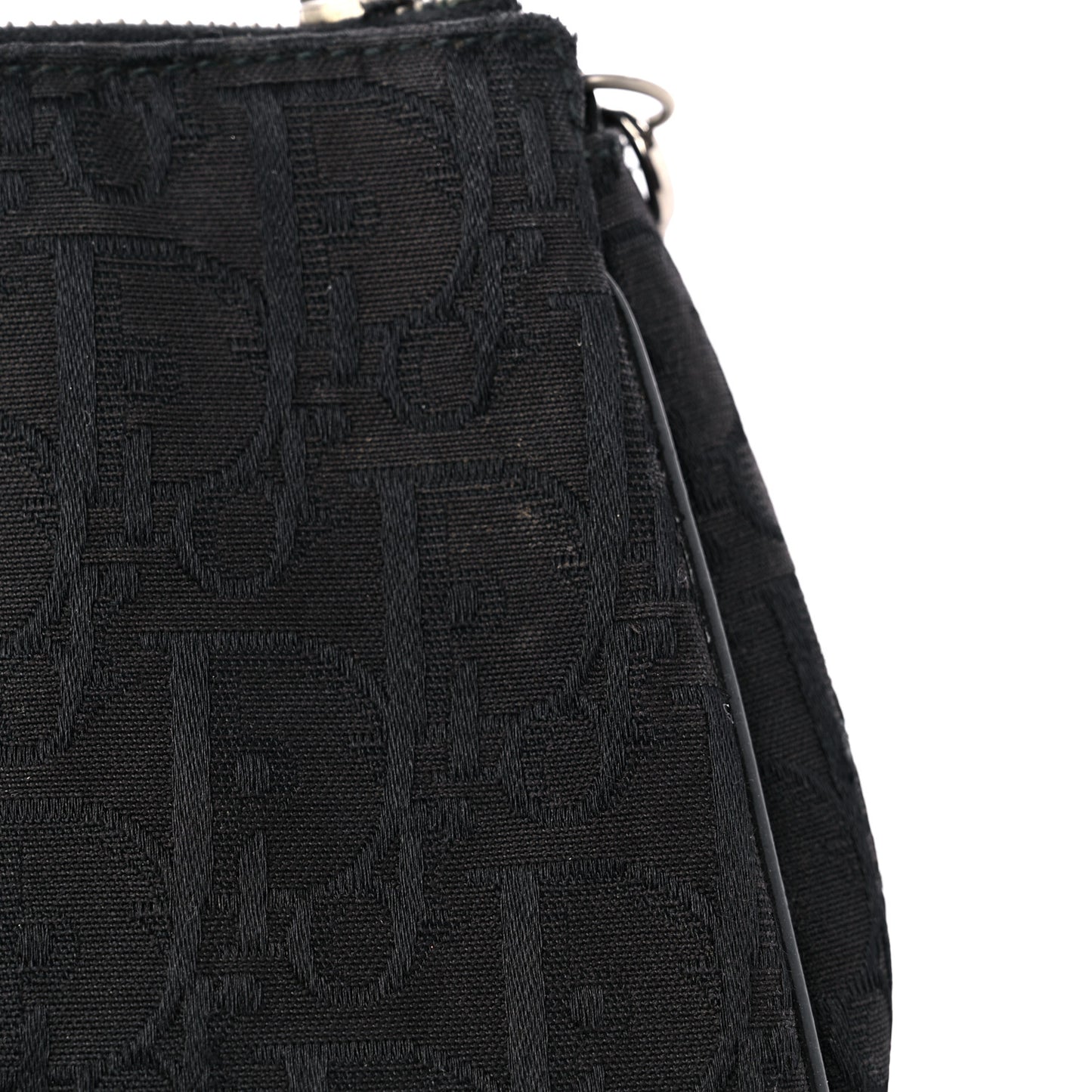 Oblique Monogram Mini Saddle Pochette Black