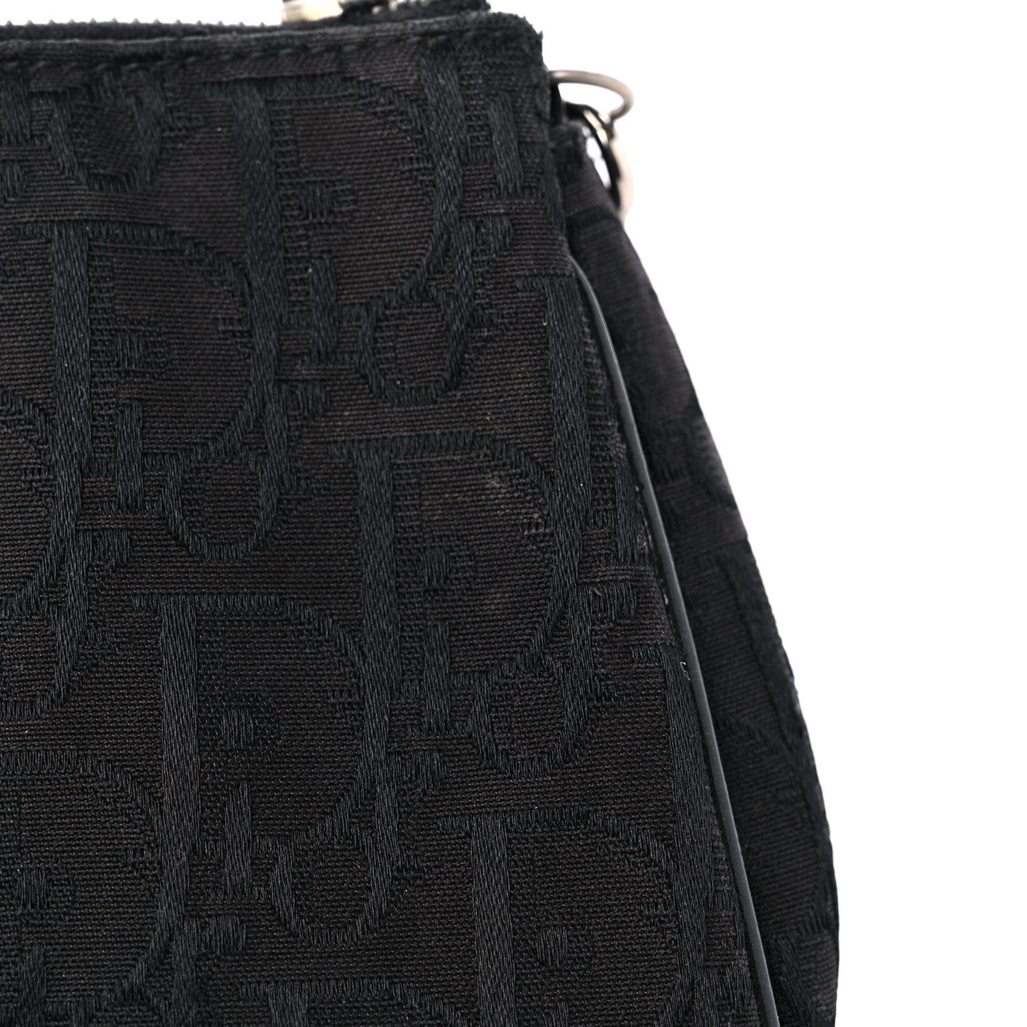 Christian Dior Oblique Monogram Mini Saddle Pochette Black 13 of 18