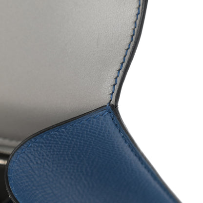 Hermes Epsom Constance Verso 24 Bleu Agate Gris Mouette 11 of 12