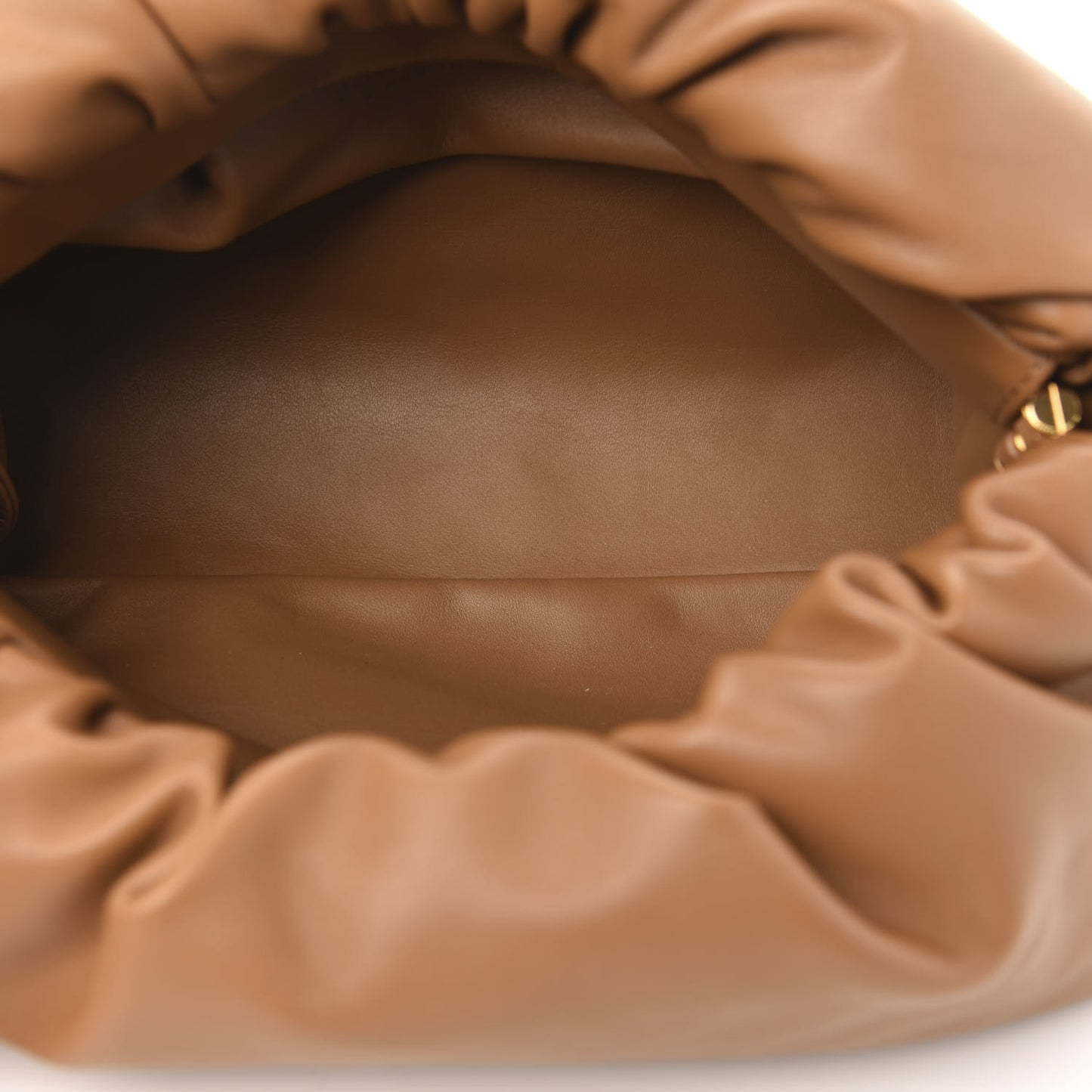 Calfskin The Pouch Chain Moutarde