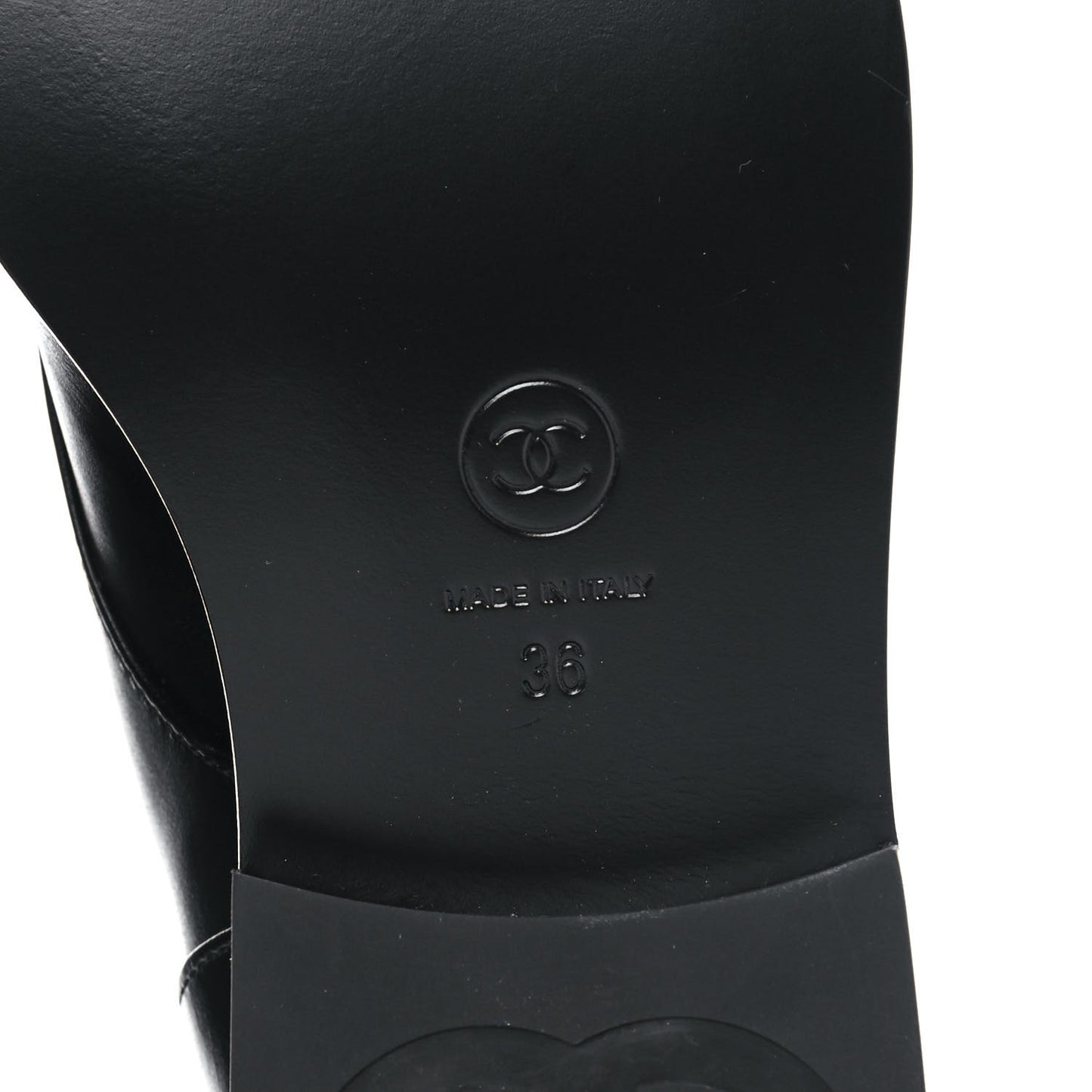 Calfskin Combat Boots 36 Black