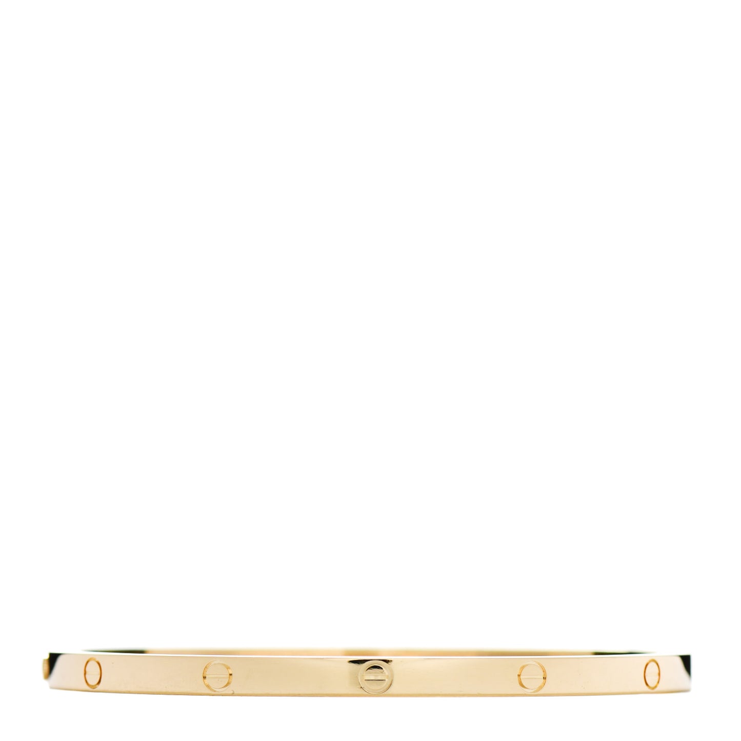 18K Yellow Gold Small LOVE Bracelet 17