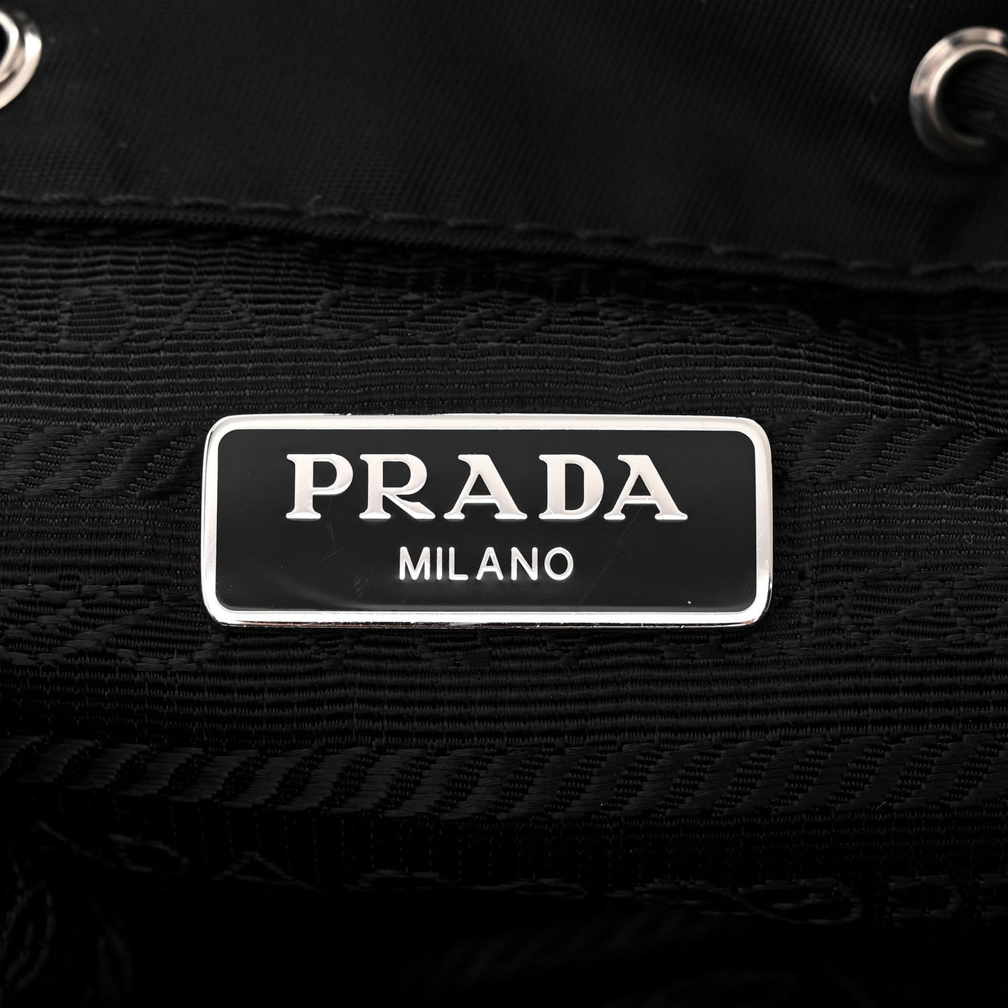 Nylon Vela Mini Crossbody Backpack Black