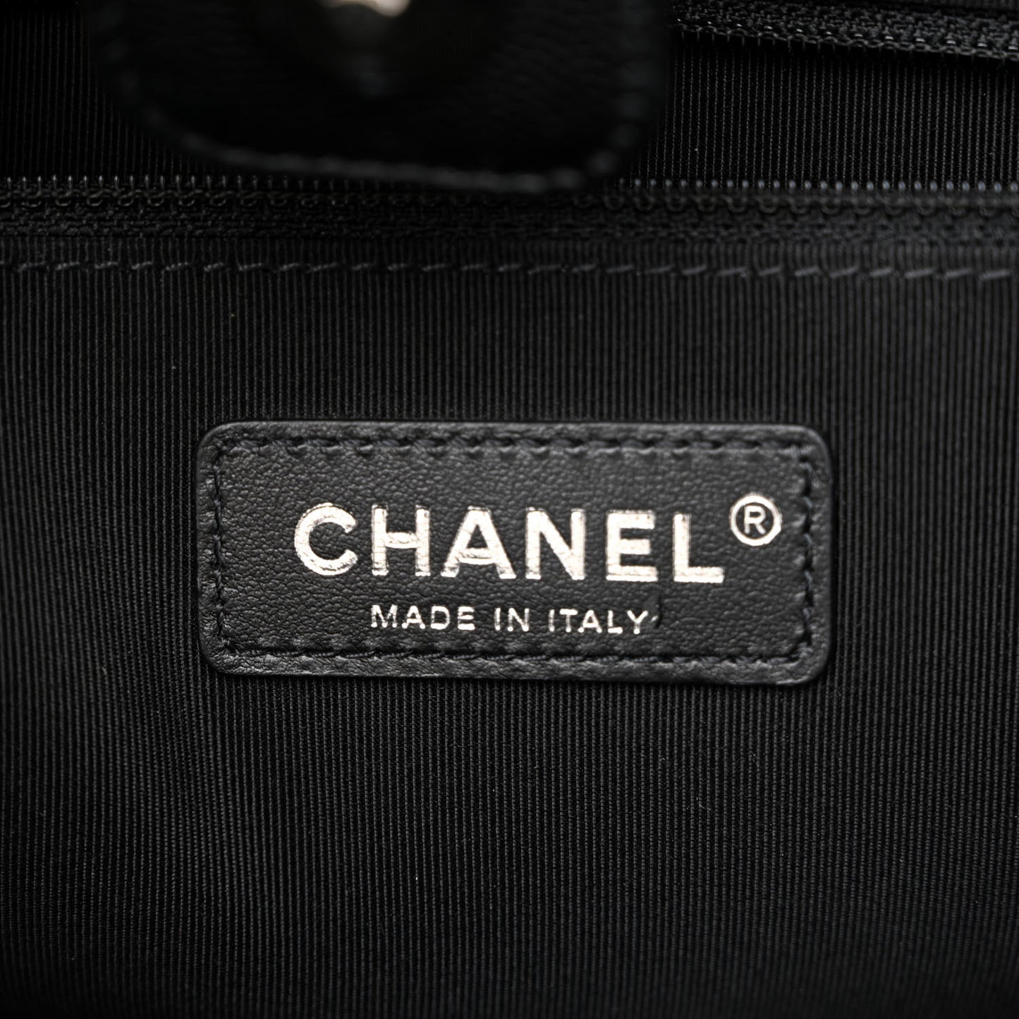 Caviar Quilted My Everything Large Shopping Tote Black