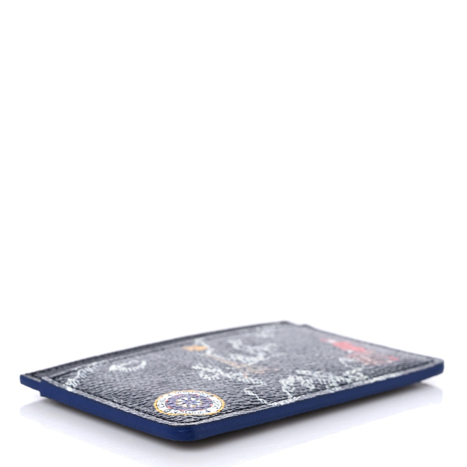 Louis Vuitton Damier Graphite World Map Porte Cartes Simple 4 of 6