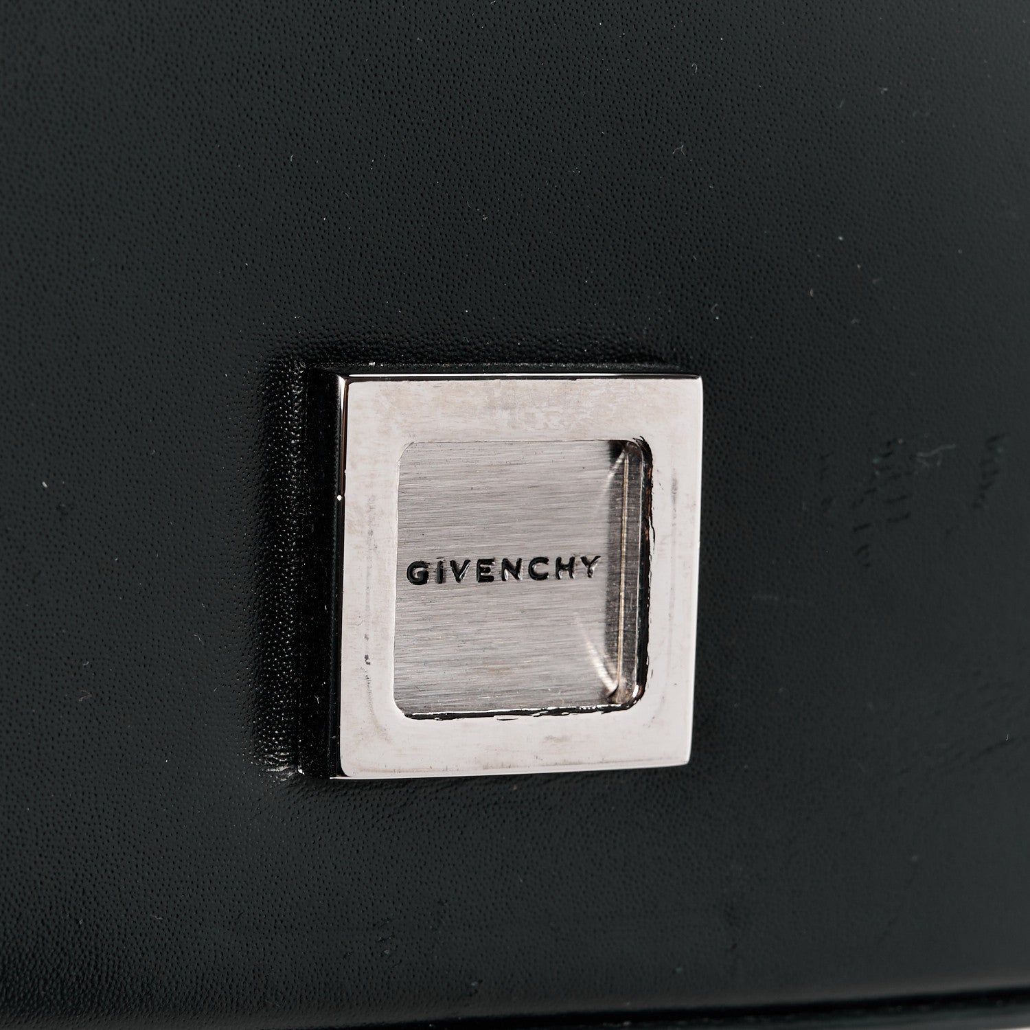 Givenchy Box Calfskin Medium 4G Cube Chain Shoulder Bag Black 9 of 16