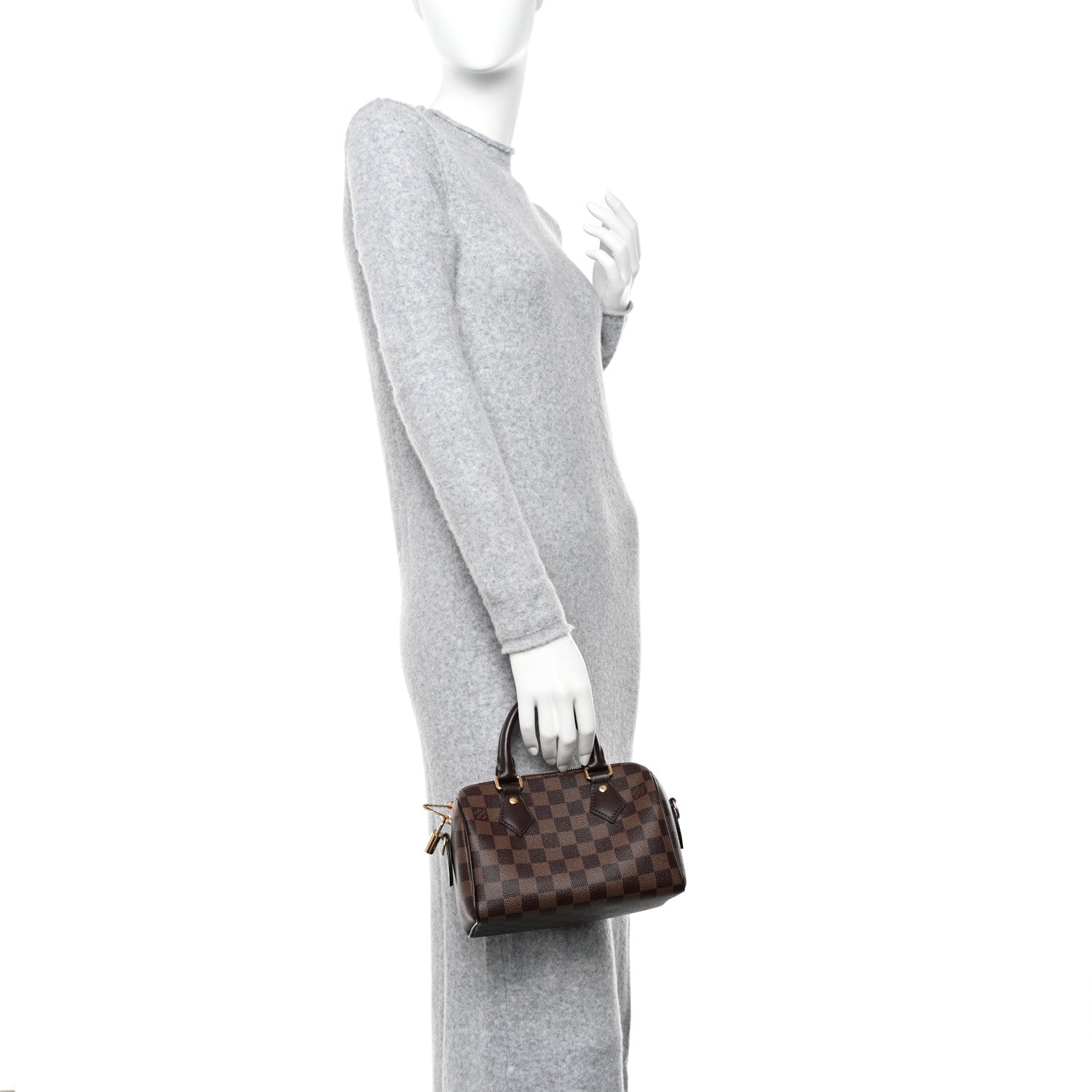 Louis Vuitton Damier Ebene Speedy Bandouliere 20 2 of 9