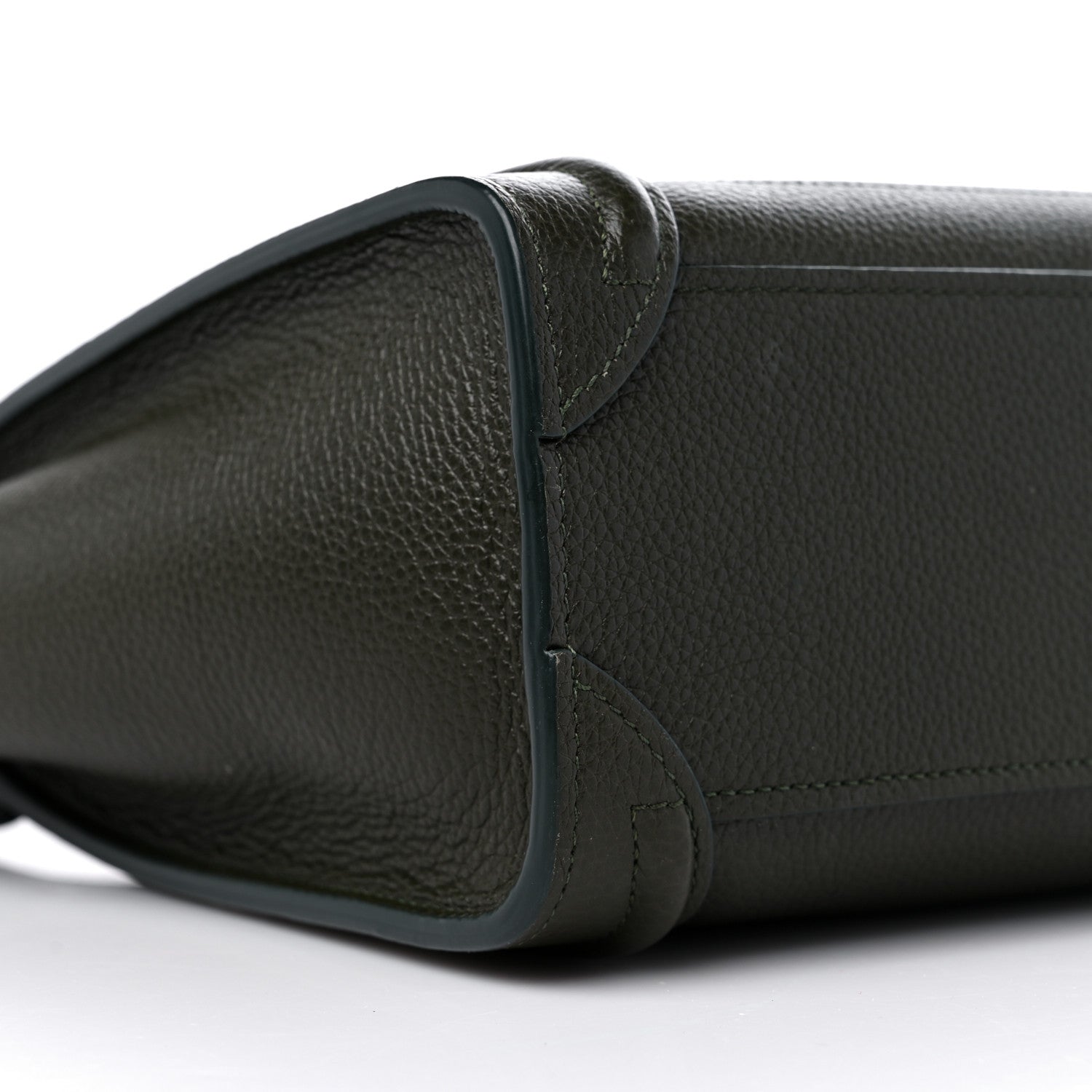 Celine Drummed Calfskin Nano Luggage Amazone 8 of 10