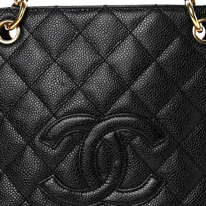 Chanel Caviar Quilted Petit Timeless Tote PTT Black 8 of 12