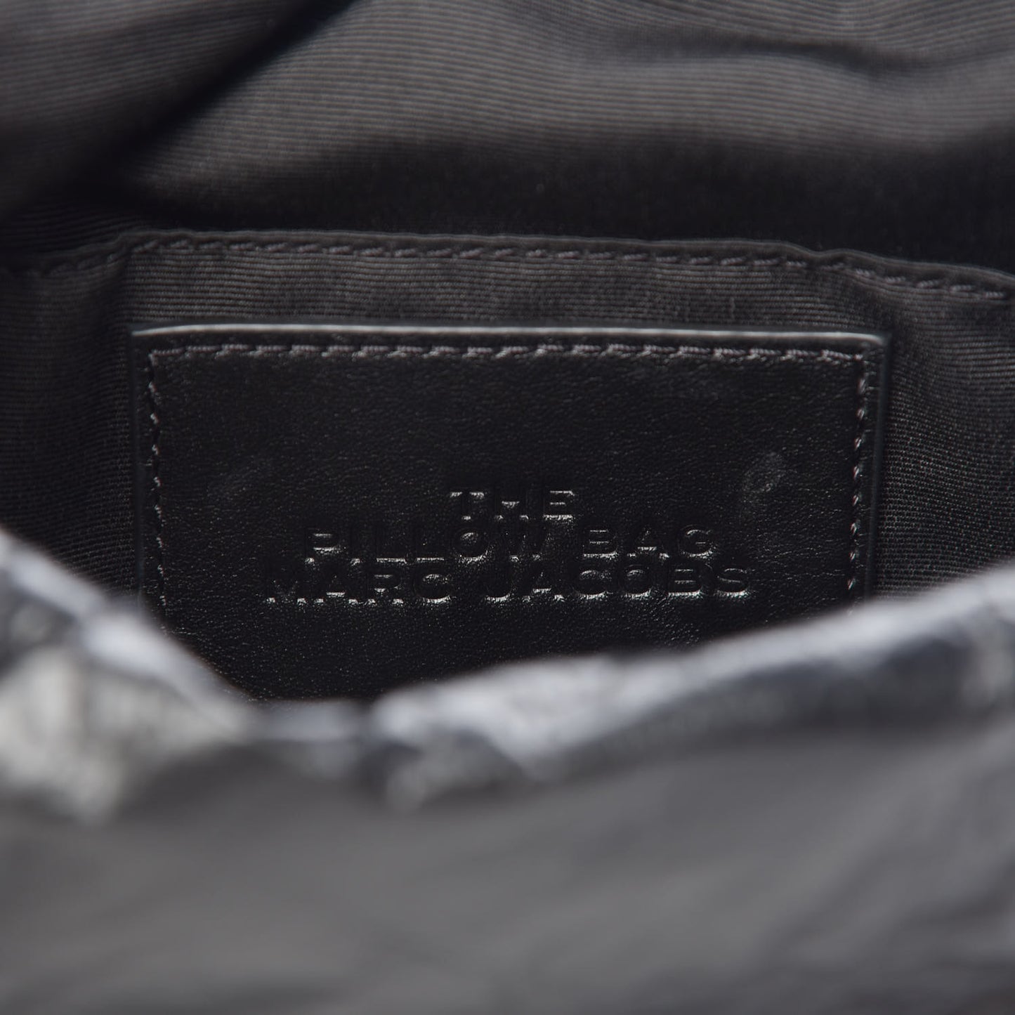 Lambskin The Pillow Bag Black