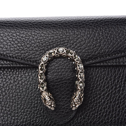 Gucci Calfskin Super Mini Dionysus Shoulder Bag Black 8 of 11
