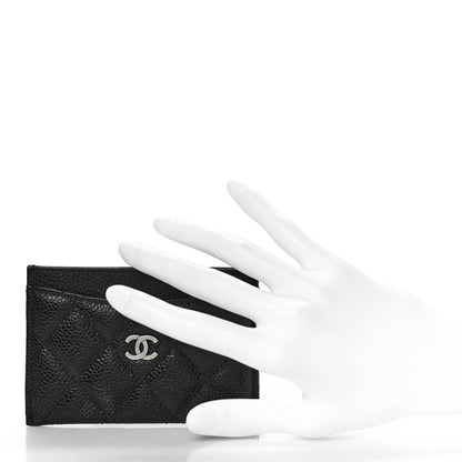 Chanel Caviar Quilted Card Holder Black 2 of 11