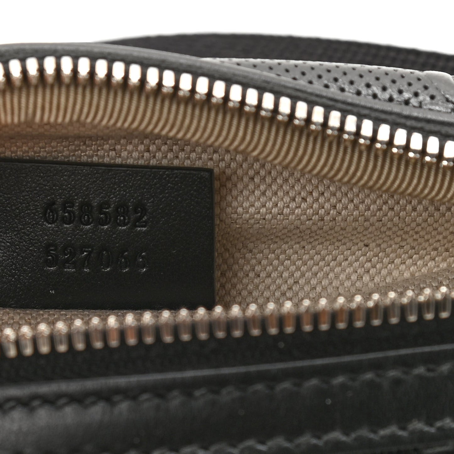 Calfskin GG Tennis Embossed Belt Bag Black