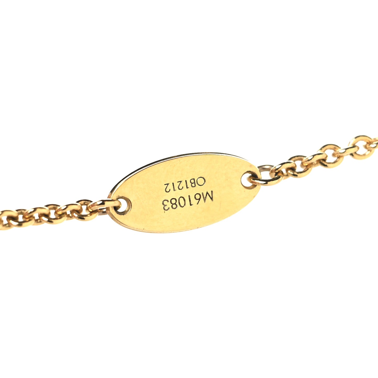 Essential V Necklace Gold