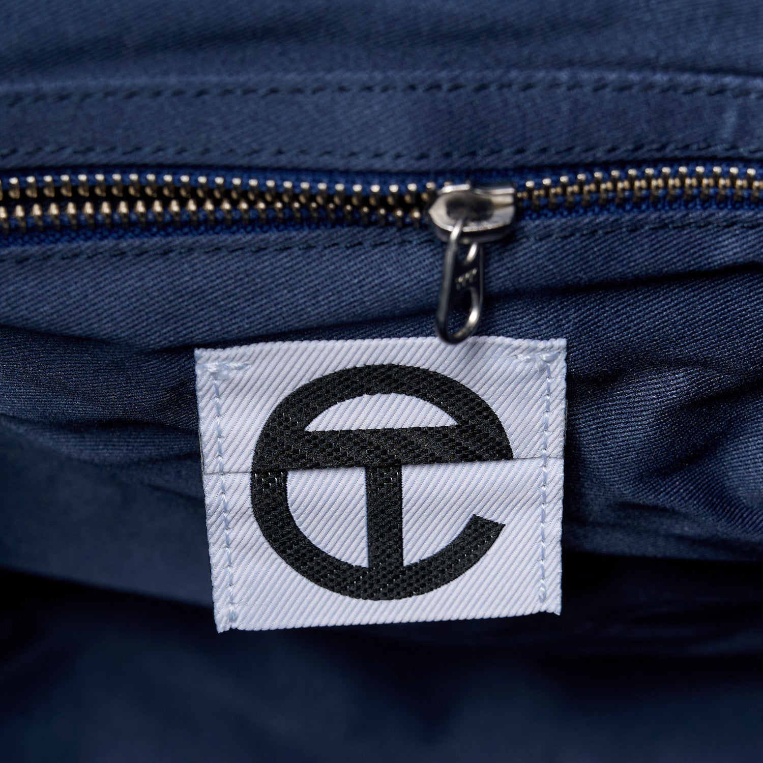 Telfar Vegan Leather Medium Shopping Bag Navy 6 of 10