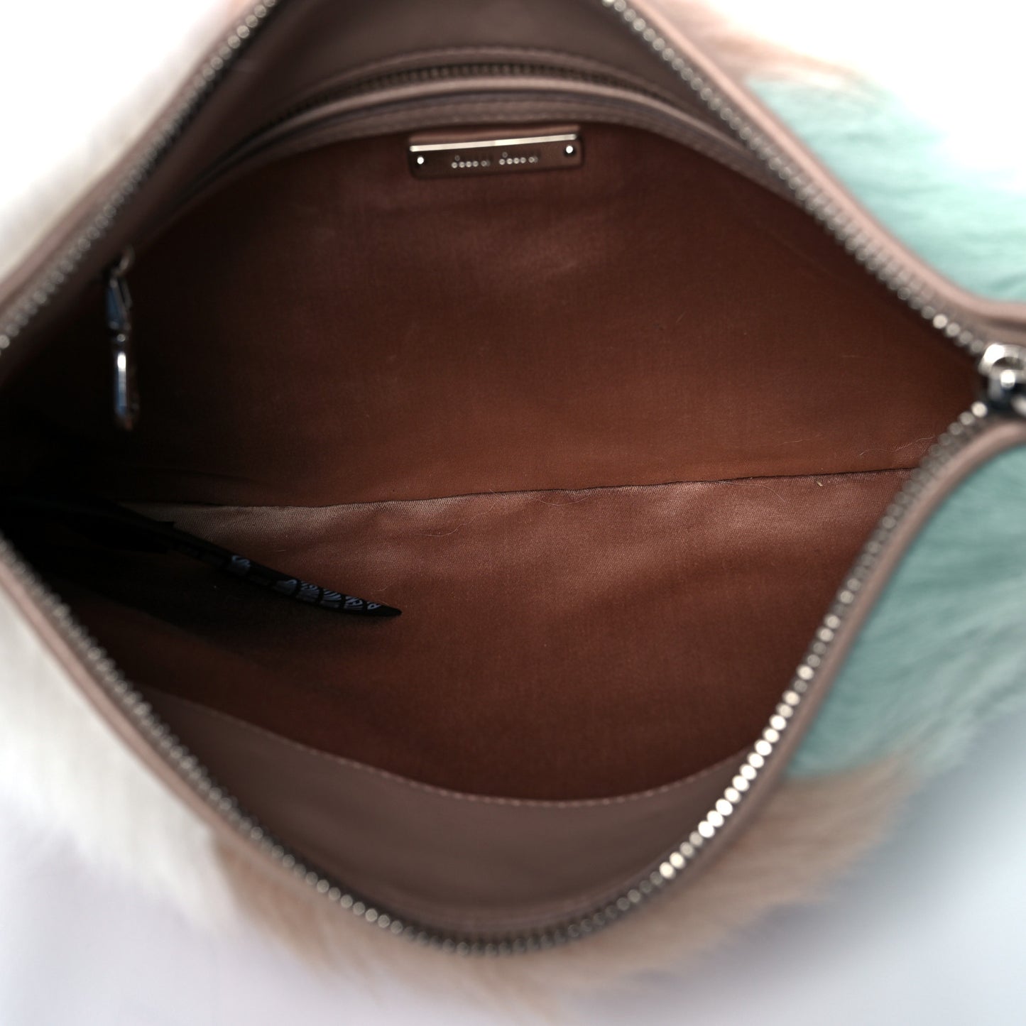 Montone Stripe Crossbody Avorio Cipria