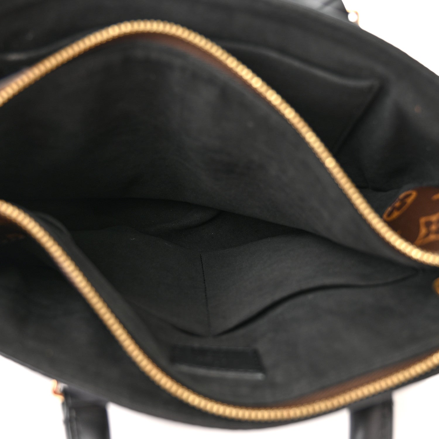 Louis Vuitton Monogram Flower Zipped Tote PM Black 6 of 12