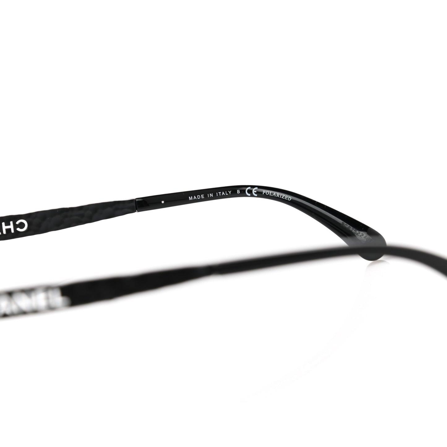 Acetate Metal Polarized Pantos Sunglasses 5440-A Black