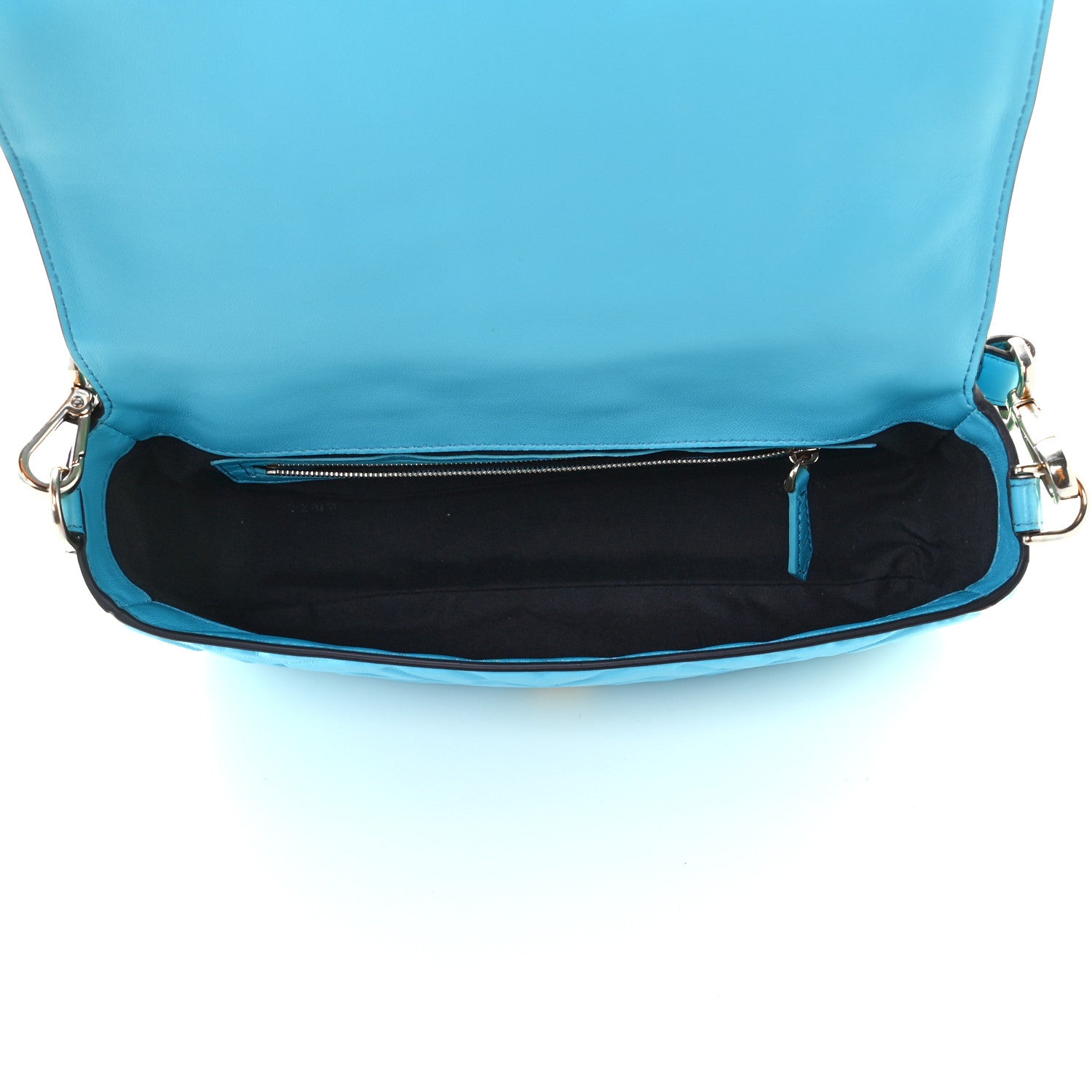 Fendi Nappa FF 1974 Embossed Baguette Pool 5 of 11