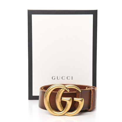 Gucci Faded Calfskin Double G 40mm Belt 70 28 Cuir 6 of 6