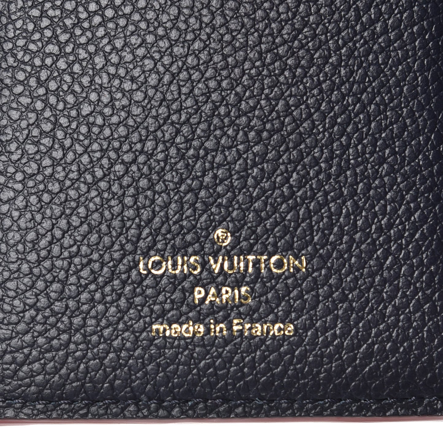 Empreinte Victorine Wallet Marine Rouge