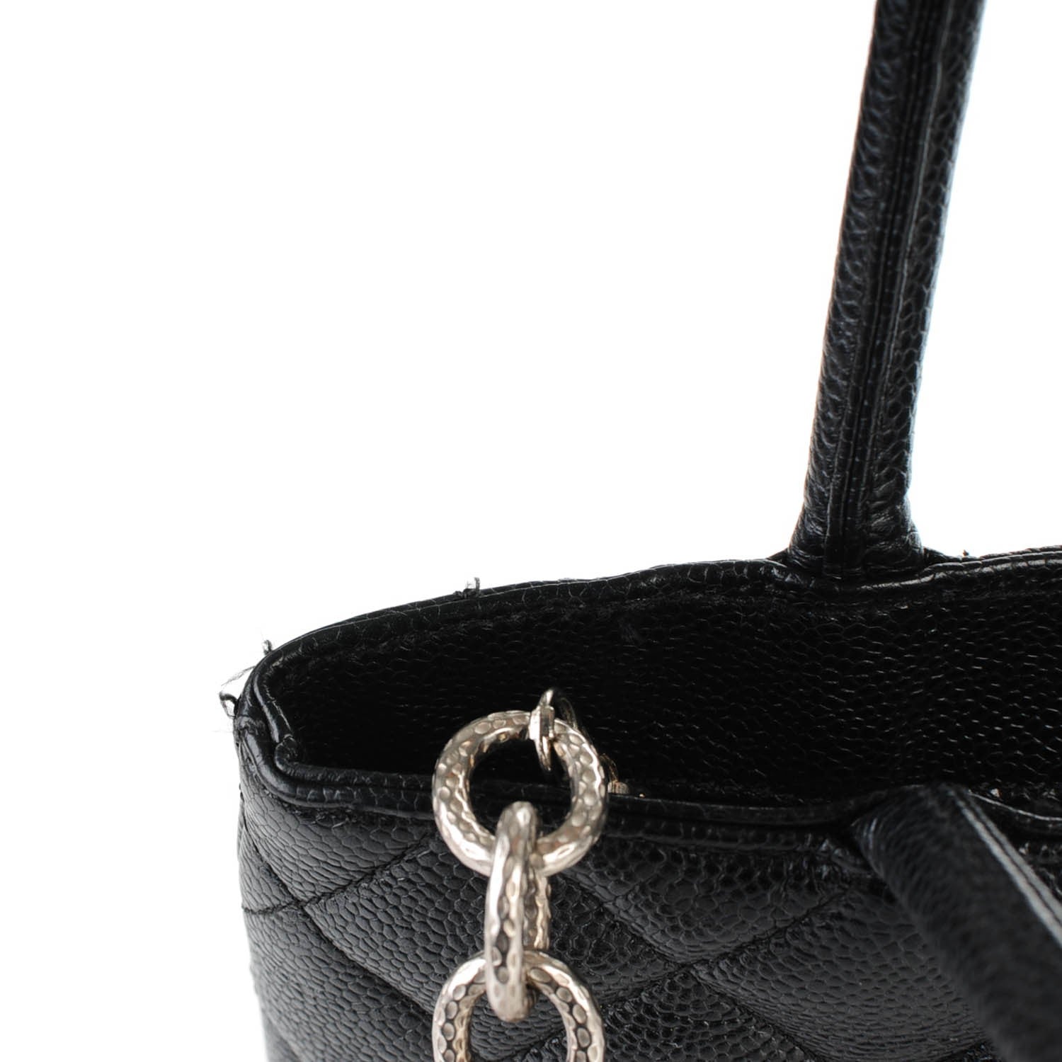 Chanel Caviar Quilted Medallion Tote Black 10 of 10