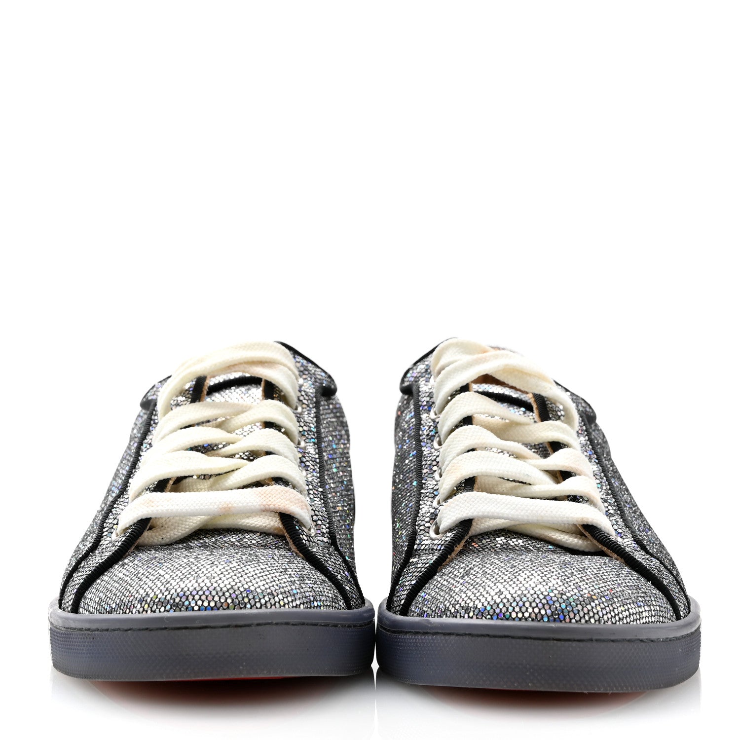 Christian Louboutin Seava Glitter Disco Ball Flat Sneakers 36 Multicolor 3 of 11