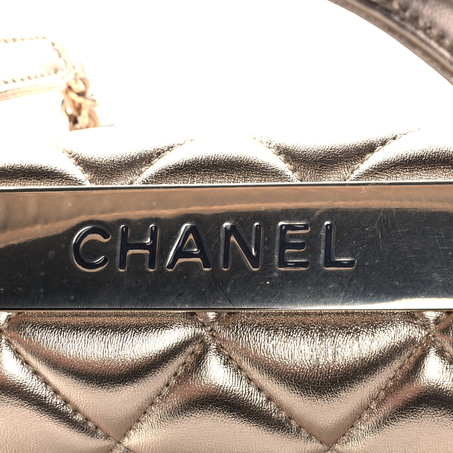 Chanel Metallic Lambskin Quilted Small Trendy CC Flap Dual Handle Bag Gold 7 of 12