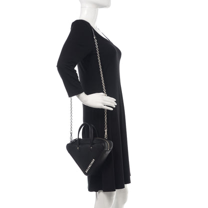 Balenciaga Calfskin XS Triangle Chain Duffle Black 2 of 11