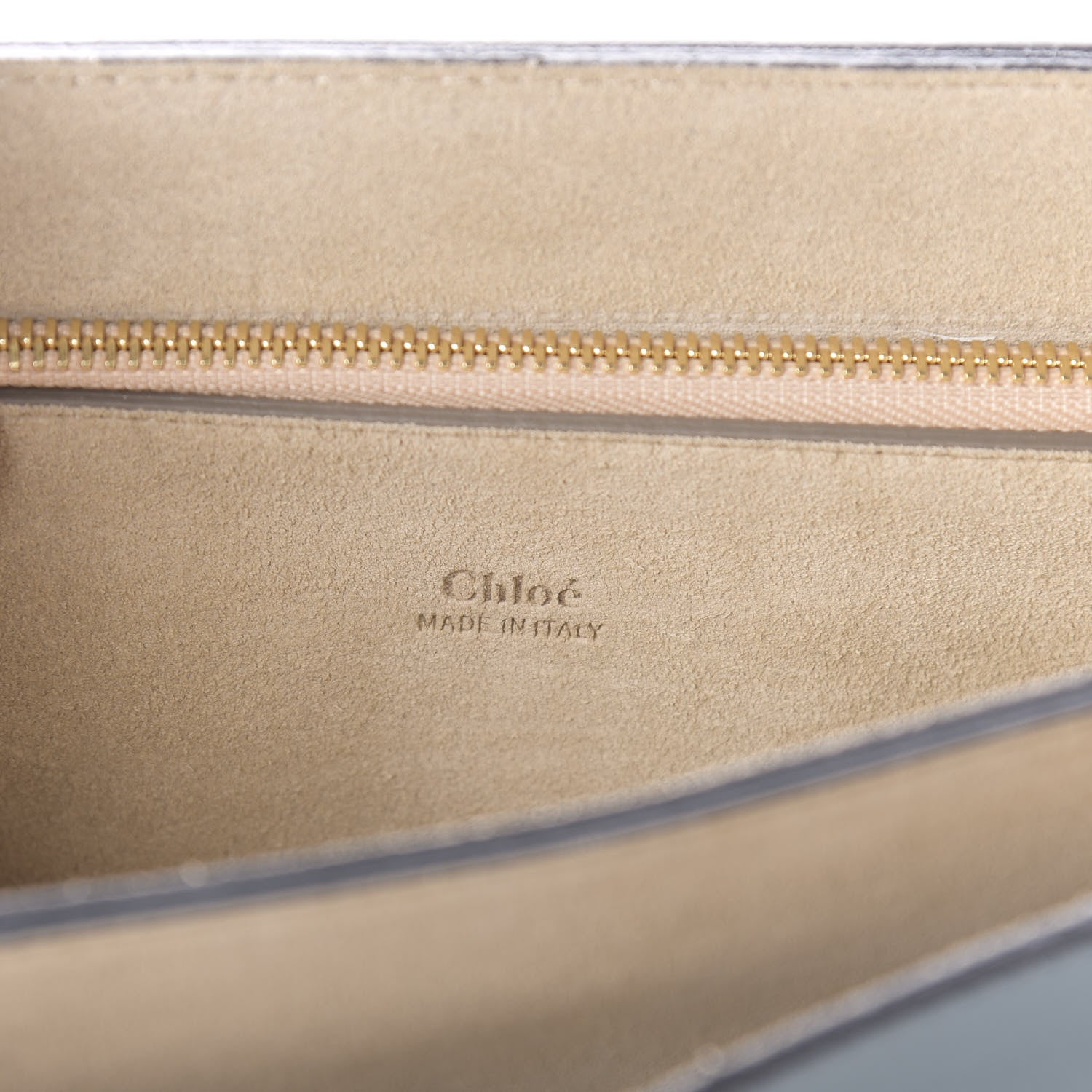 Chloe Suede Calfskin Medium Faye Shoulder Bag Teal 14 of 16