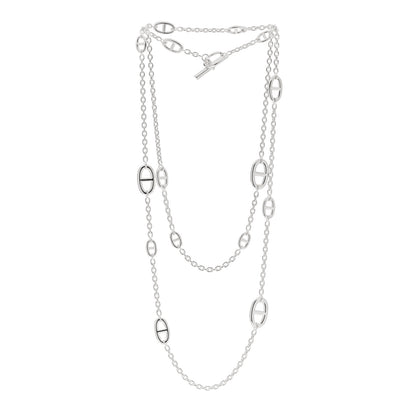 Hermes Sterling Silver Farandole Necklace 120 3 of 6