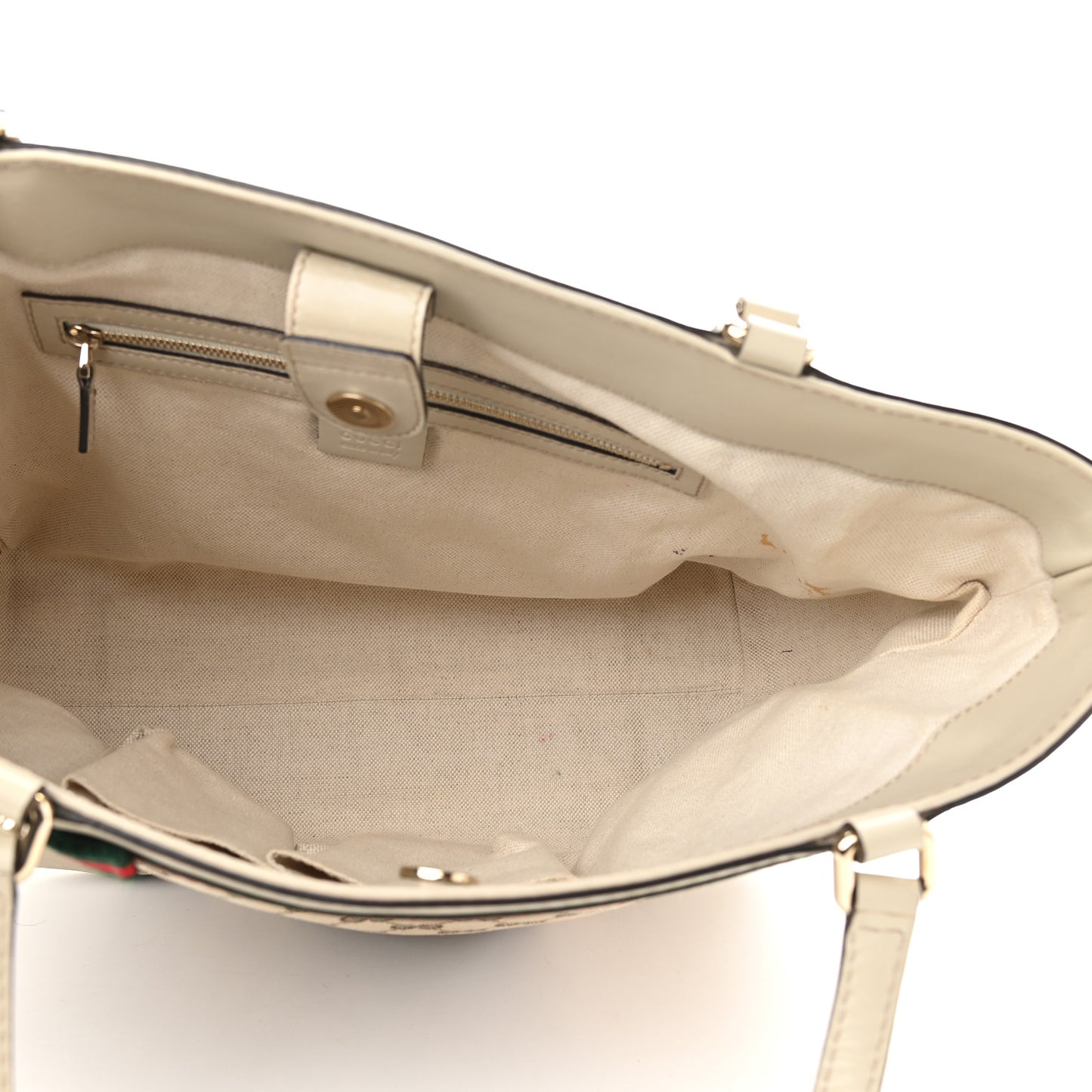 Monogram Web Medium Mayfair Tote Gold