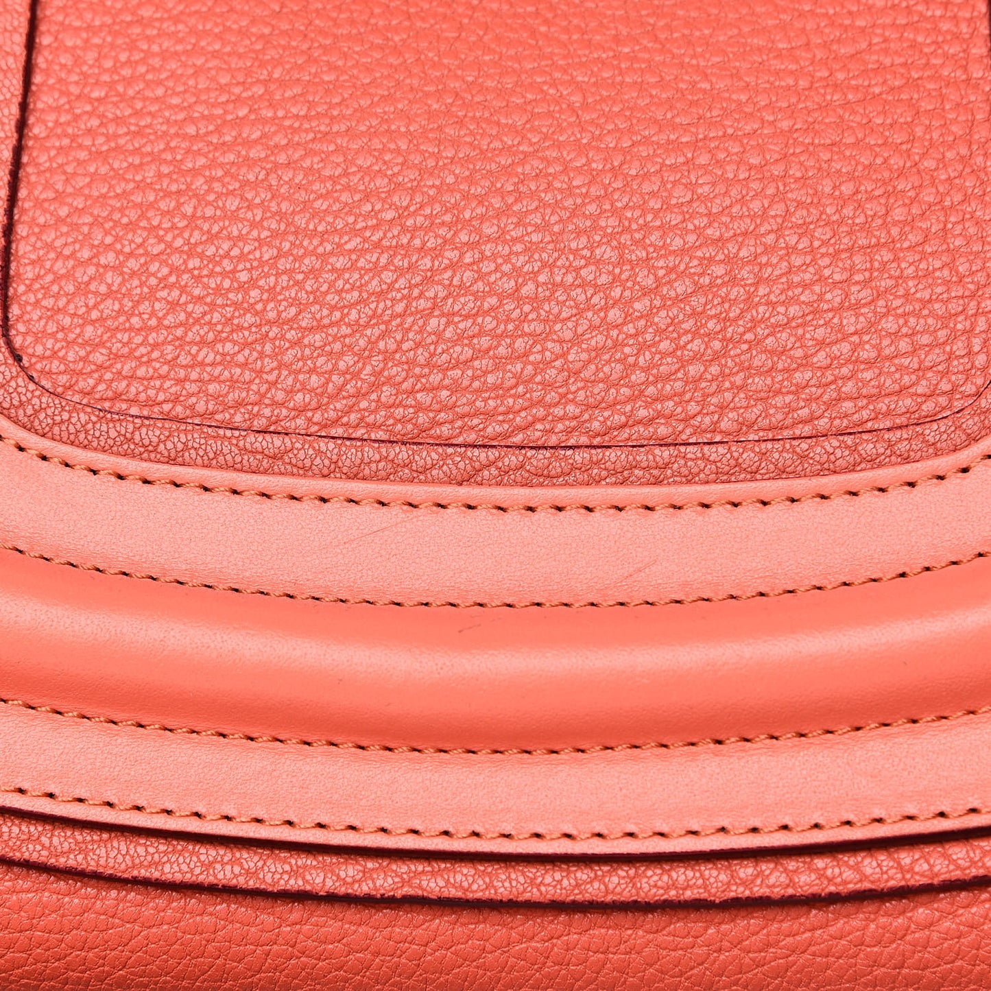 Lambskin Medium Everston Satchel Coral