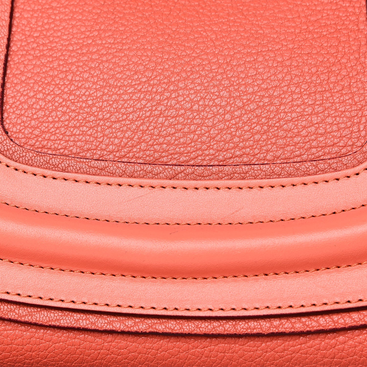 Chloe Lambskin Medium Everston Satchel Coral 12 of 12