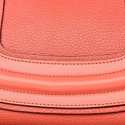 Chloe Lambskin Medium Everston Satchel Coral 12 of 12