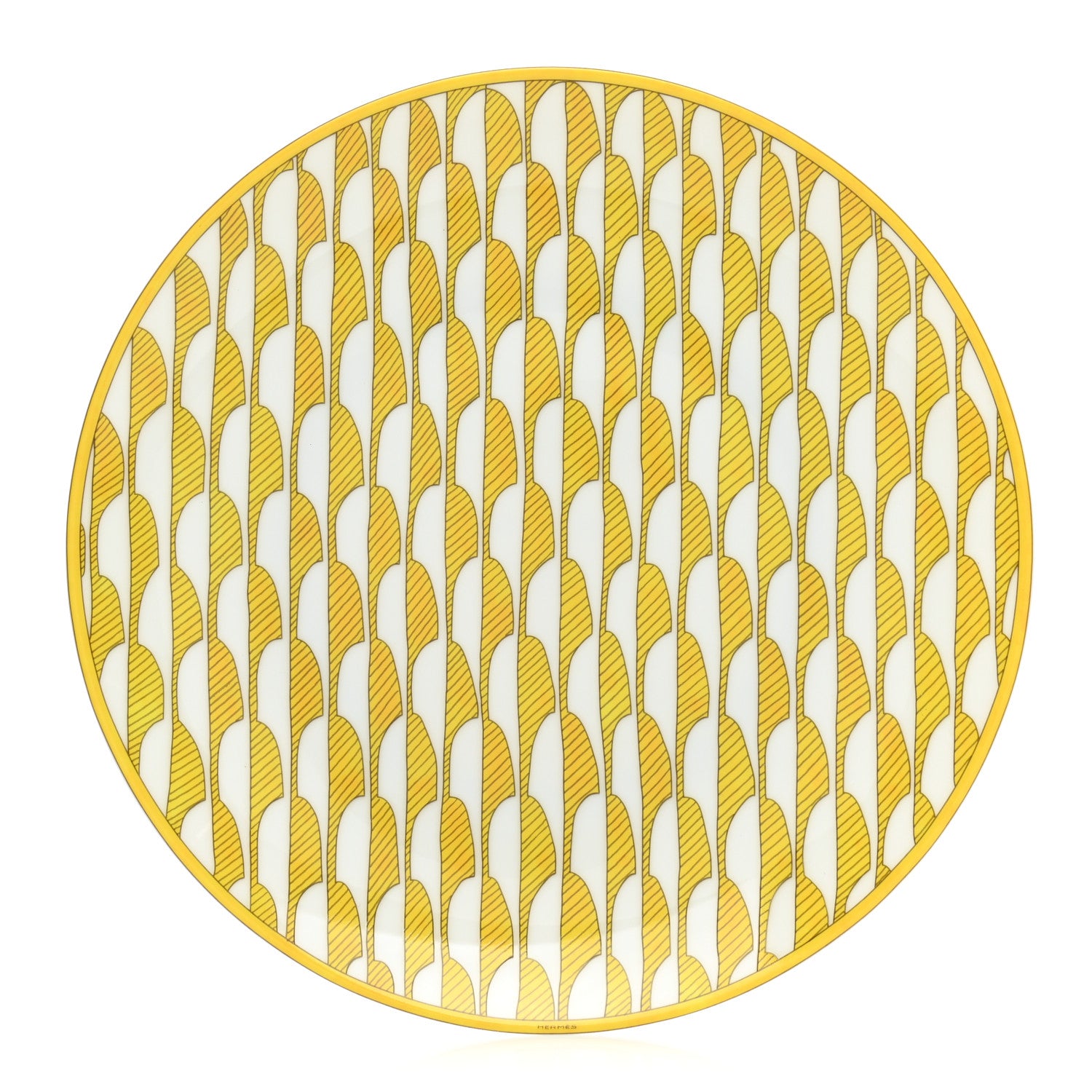 Hermes Porcelain Soleil d'Hermes Dessert Plate N°2 1 of 7