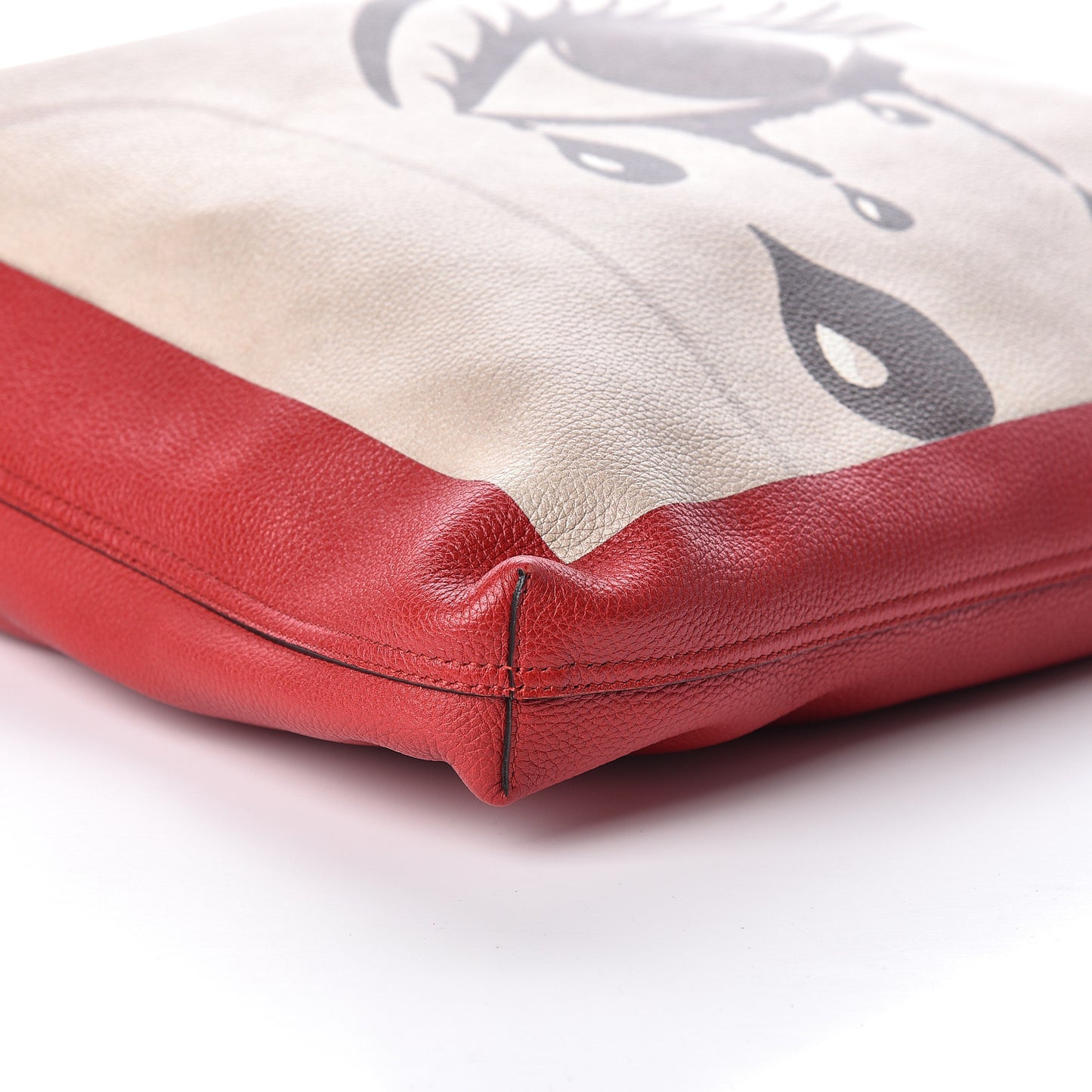 Calfskin Elton John Levon-Goodbye Tote Red