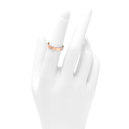 Cartier 18K Pink Gold 3.5mm LOVE Wedding Band Ring 52 6 2 of 5